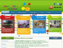 Tablet Screenshot of escuelainfantillaslomas.com